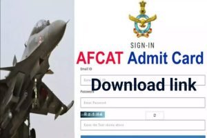 Indian Airforce AFCAT Admit Card Download 2022