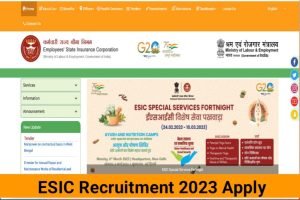 ESIC Interview Recruitment 2023