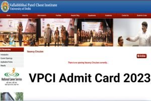 Delhi VPCI Admit Card 2023