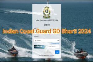 Indian Coast Guard GD Recruitment 2024